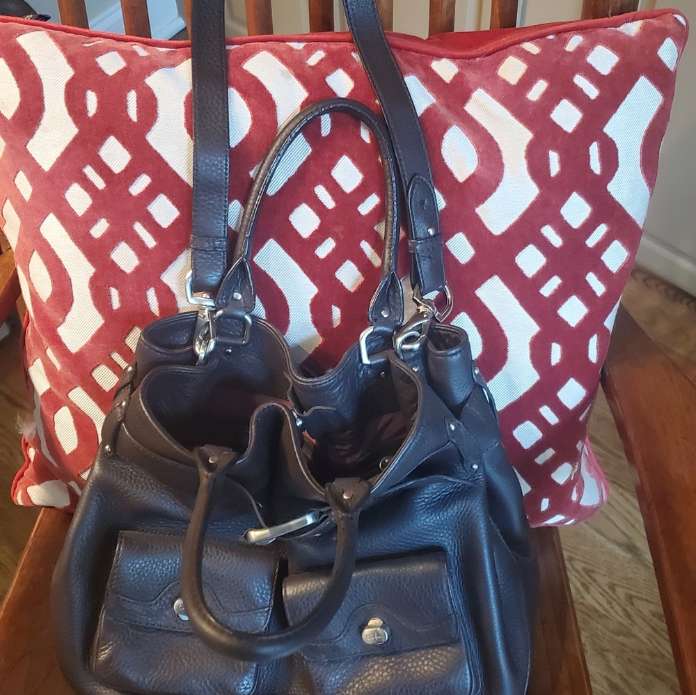 Cole Haan brown satchel purse - Picture 5 of 8